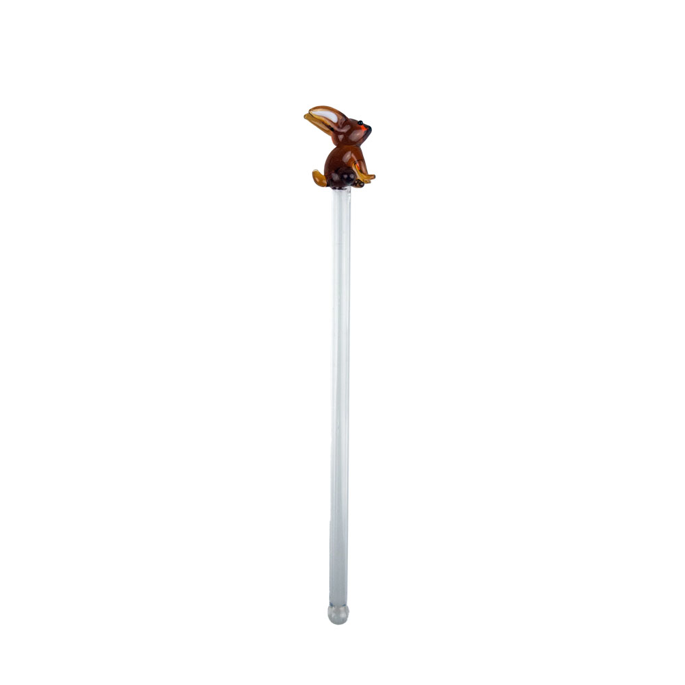 Picture of Glass Drinks Stirrer - Hare