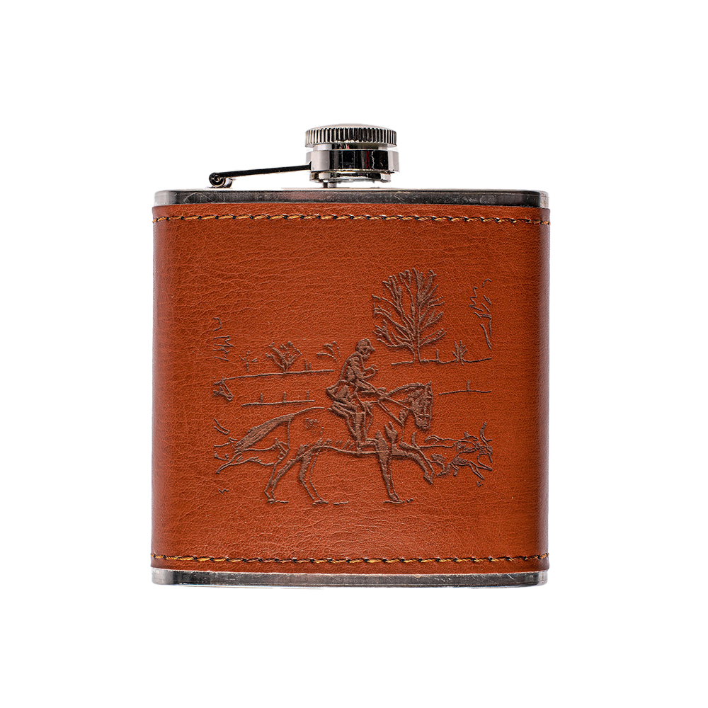 Picture of Hunting Leather Hip Flask