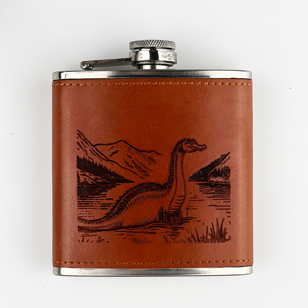 Picture of Leather Hip Flask - Nessie V2