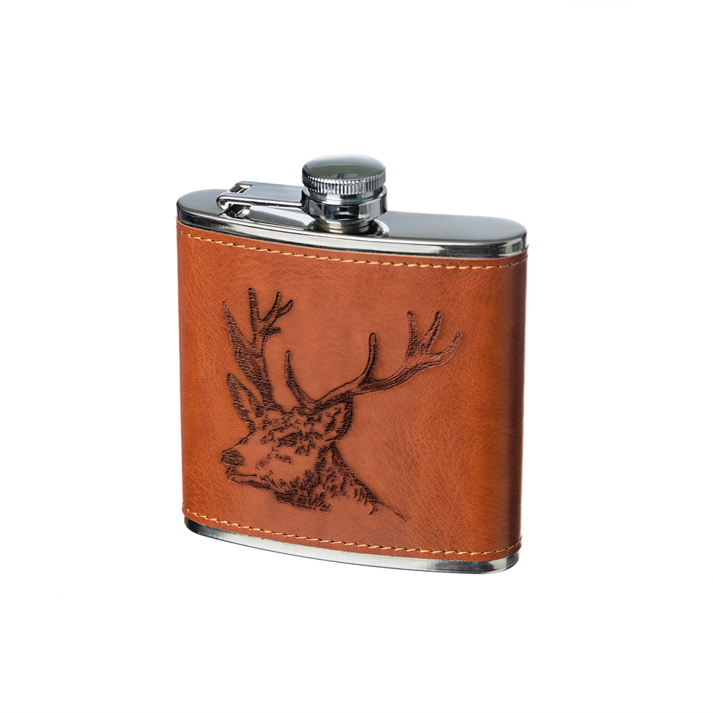 Picture of Stag Leather Hip Flask