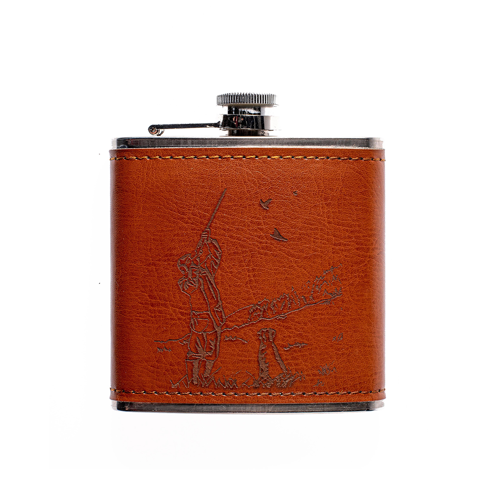 Picture of Shooting Leather Hip Flask