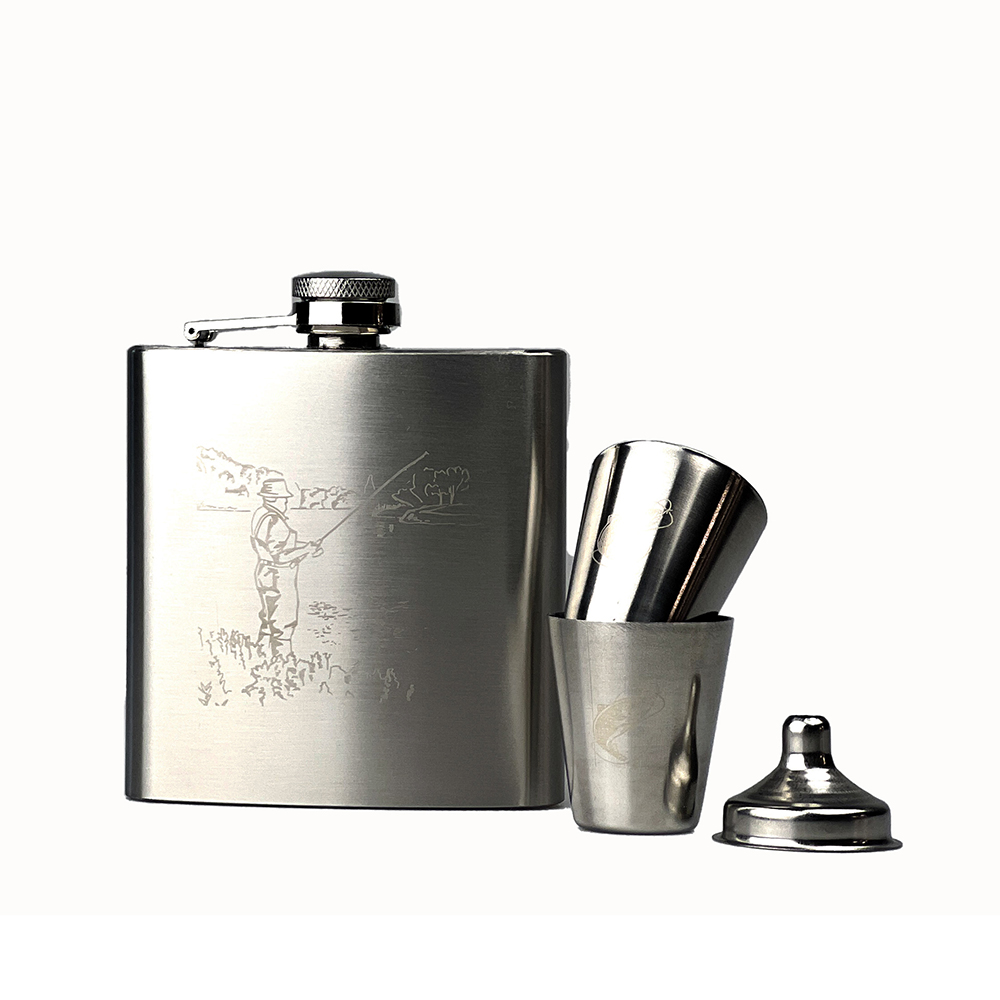 Picture of Fishing Hip Flask & Cup Set