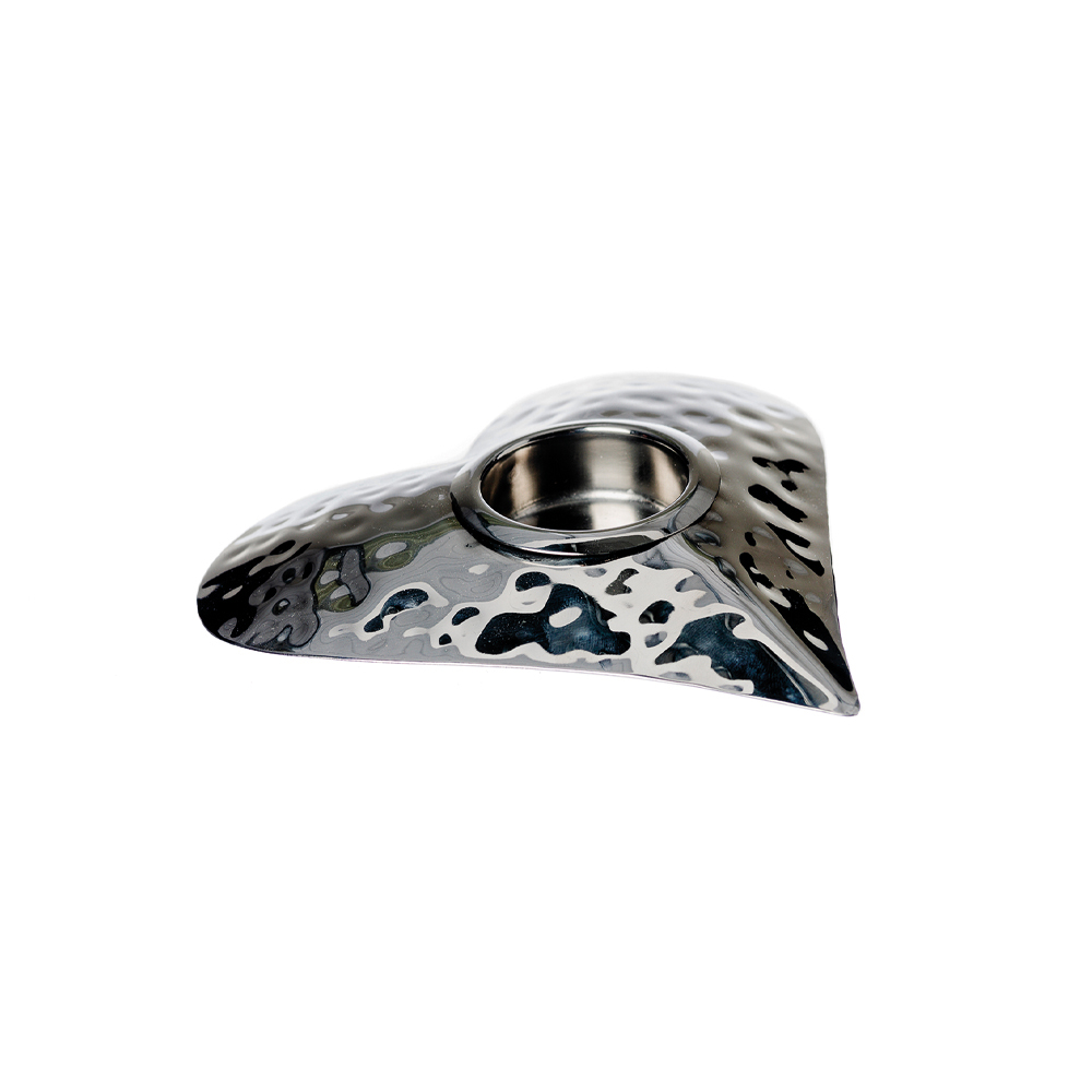 Picture of Heart Tea Light Holder Hand Hammered