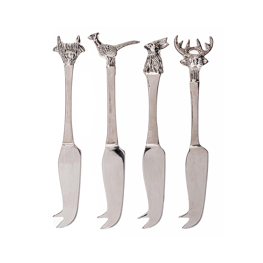 Picture of 4 Mini Country Animals Cheese Knives