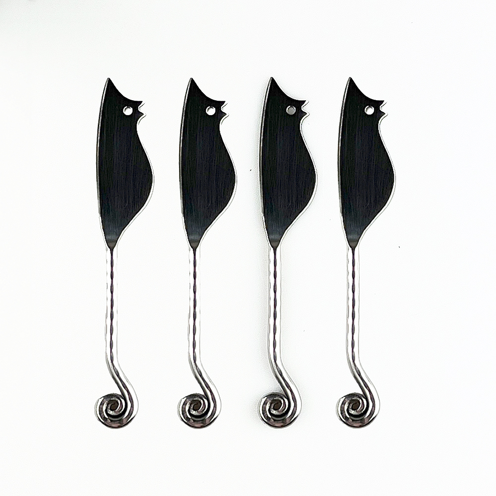 Picture of 4 Mini Cheese Knives - Mouse