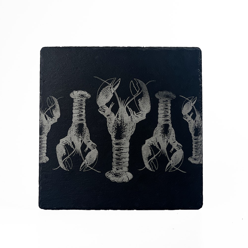 Picture of Slate Pot Stand - Lobster Repeat