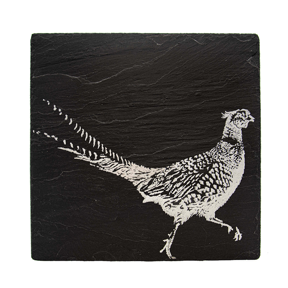 Picture of Pheasant Slate Pot Stand