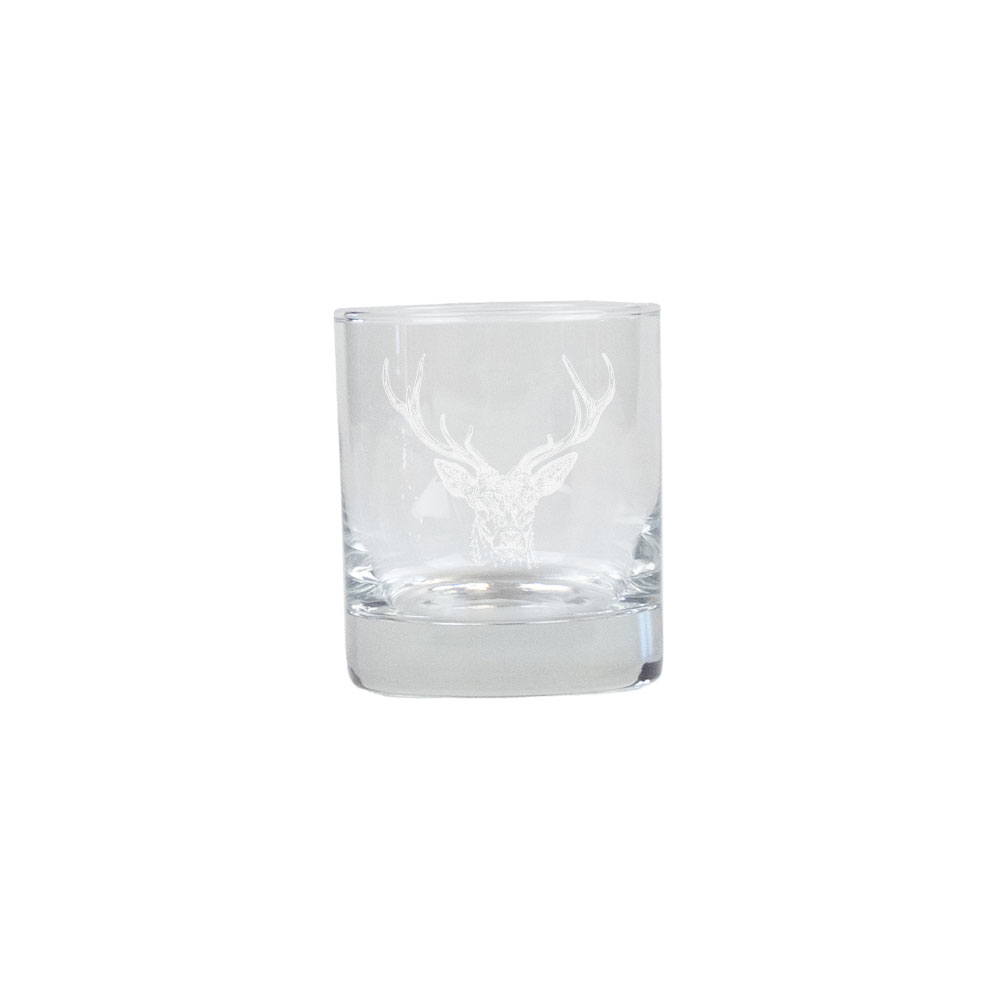 Picture of Single Glass Tumbler - Stag