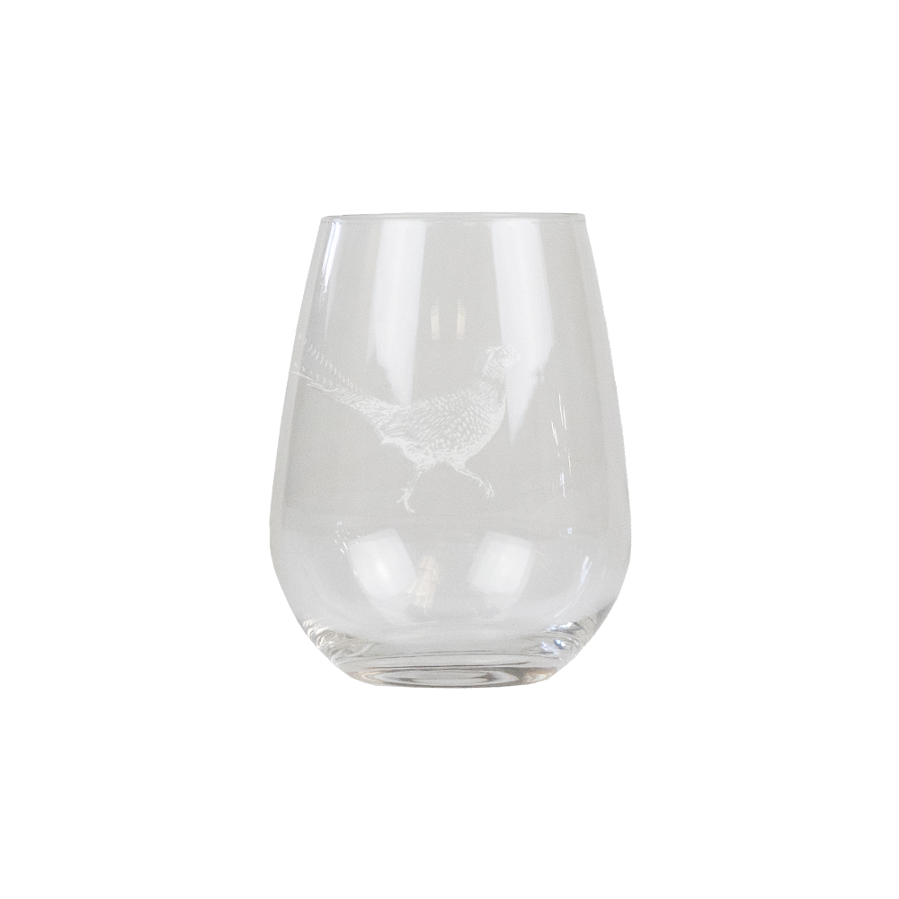 Picture of Single stemless Glass - Pheasant