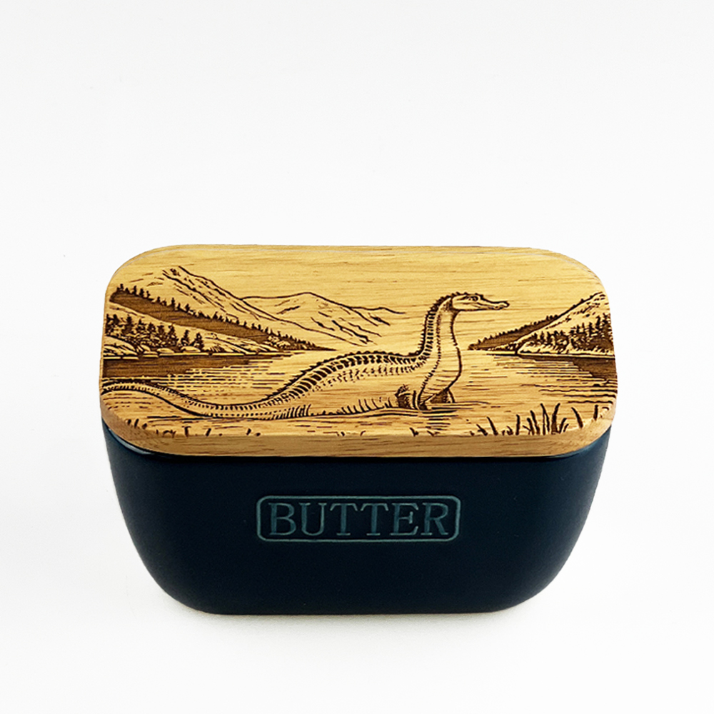 Picture of Blue Butter Dish - Nessie V2