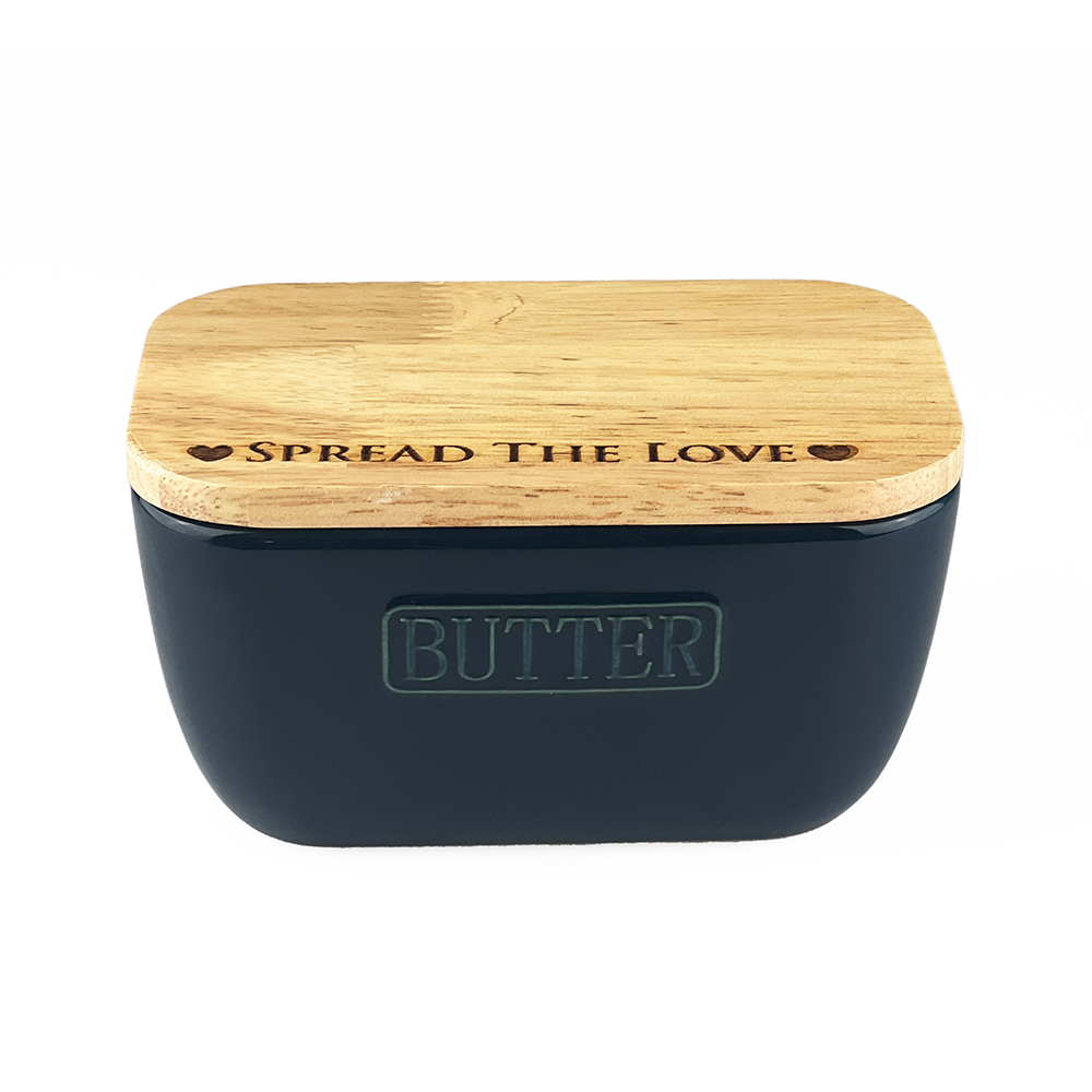 Picture of Spread the Love Blue Butter Dish