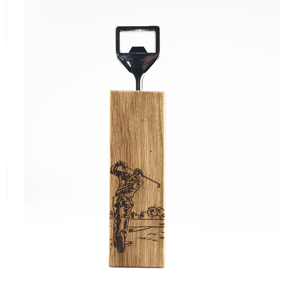 Picture of Golf Oak Bottle Opener