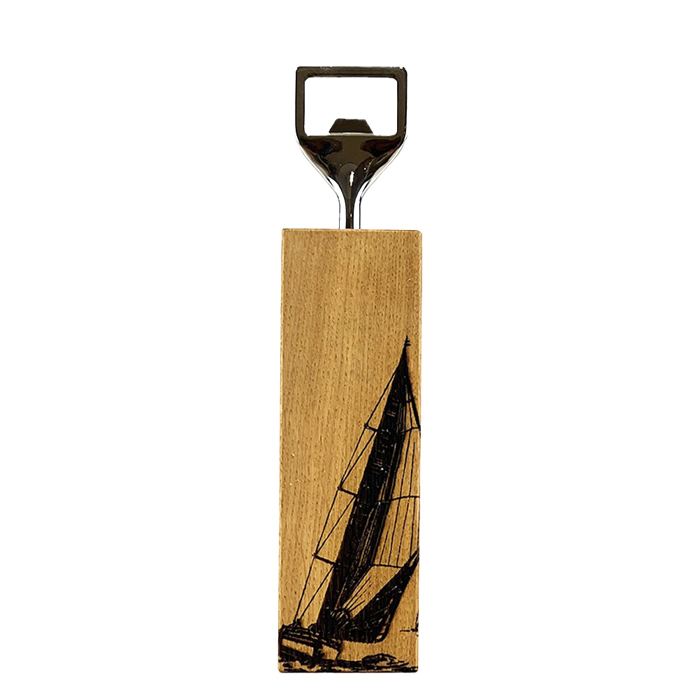 Picture of Oak Bottle Opener - Yachting