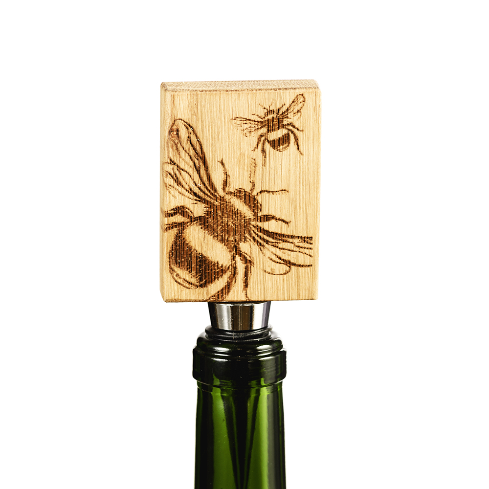 Picture of Bee Oak Bottle Stopper