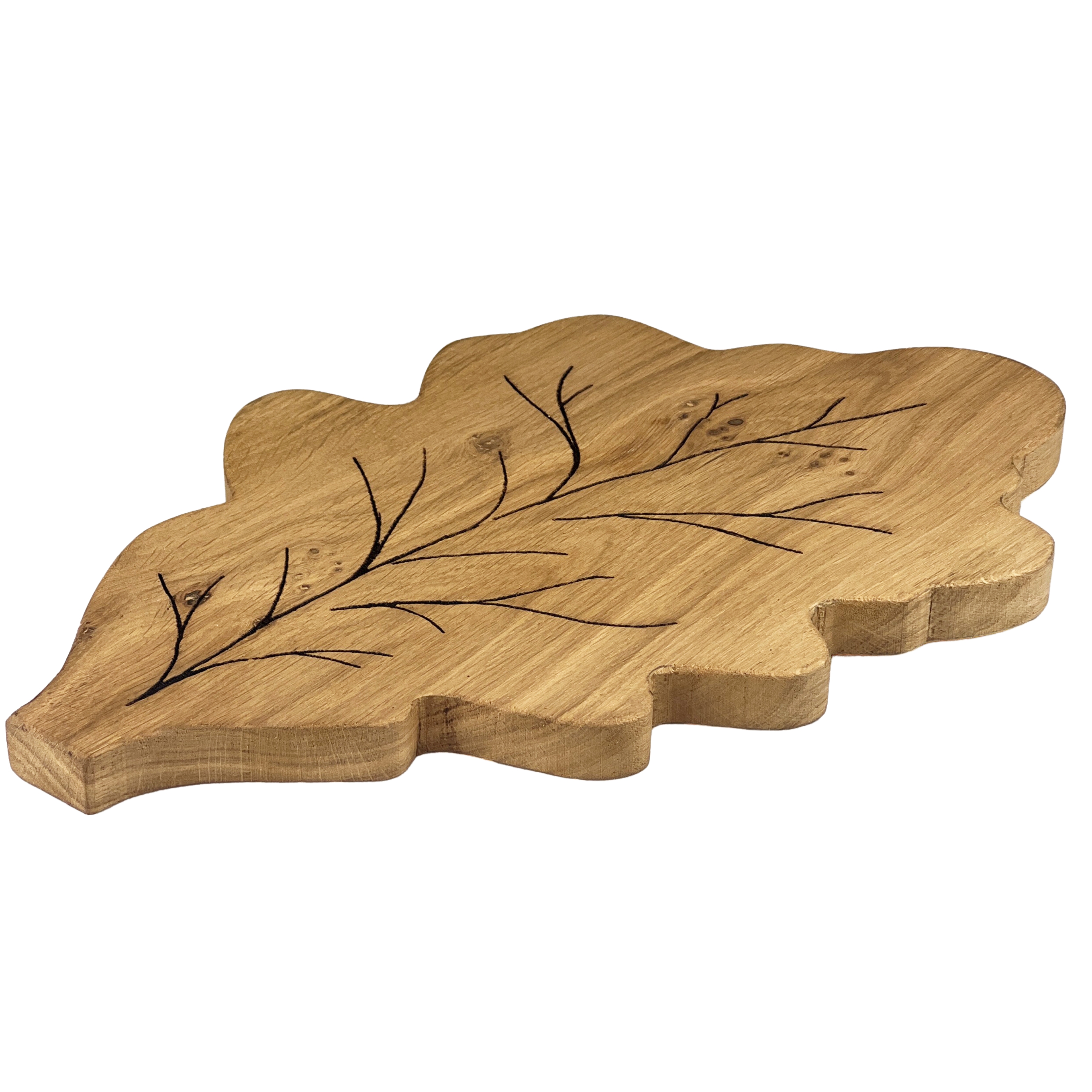 Picture of Framed Oak Serving Board - Oak Leaf