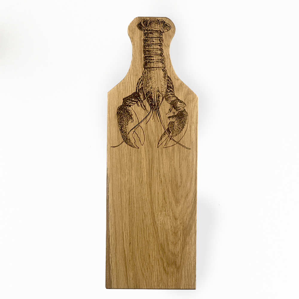 Picture of Framed Oak Serving Board - Medium - Lobster