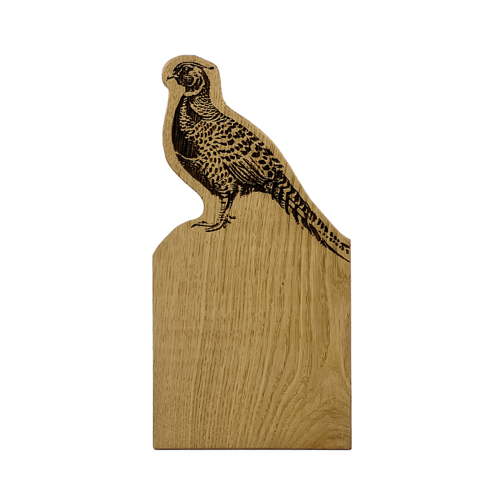 Picture of Framed Oak Serving Board - Small - Pheasant