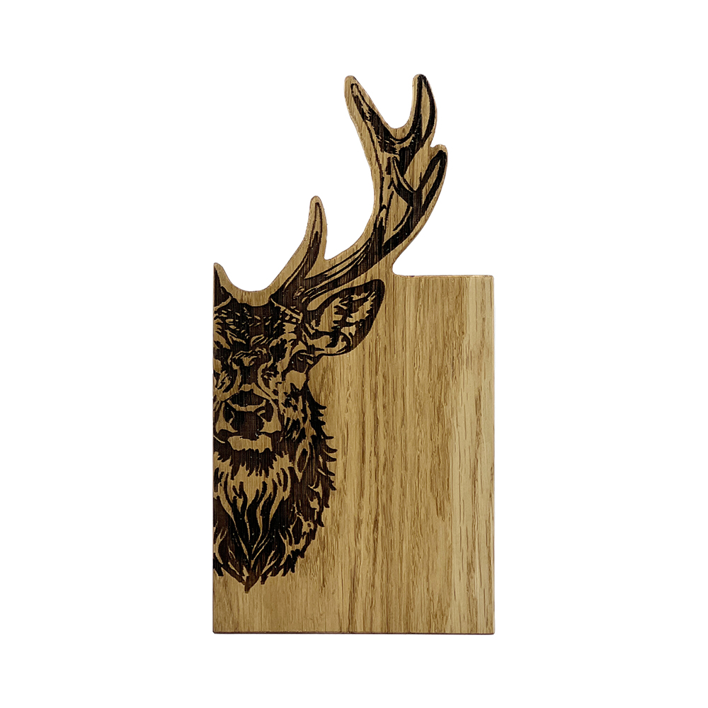 Picture of Framed Oak Serving Board - Small - Stag
