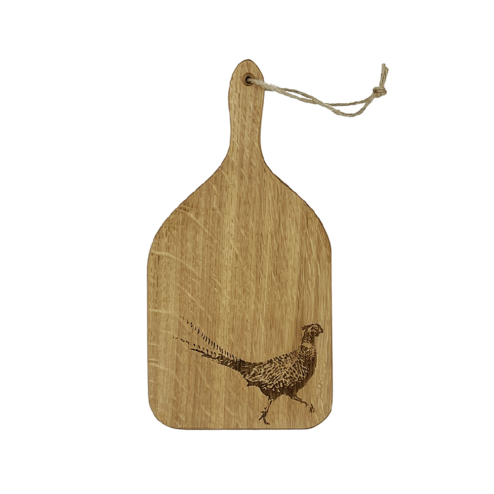 Picture of Pheasant Sm Oak Hanging Paddle