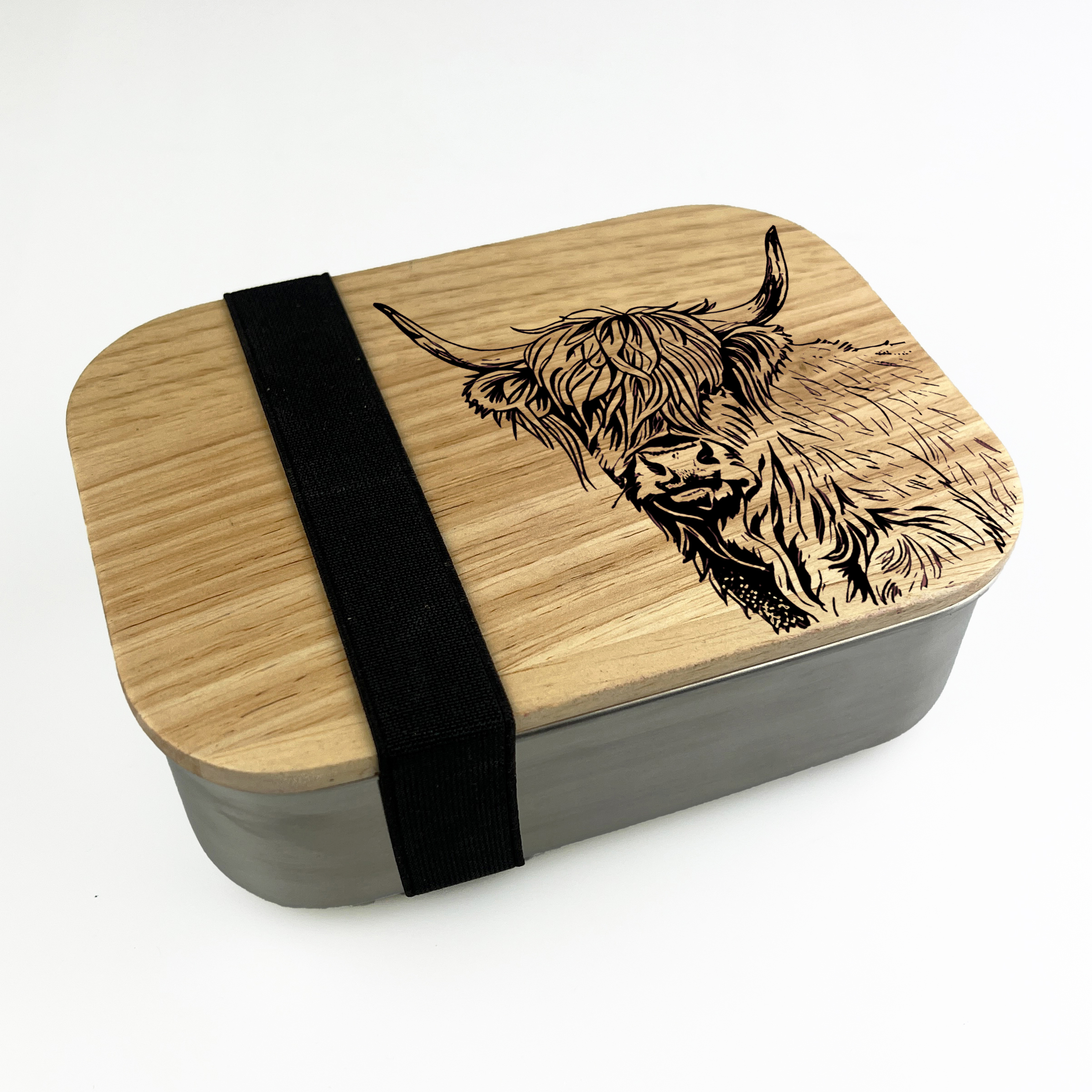 Picture of Lunch Box - Highland Cow Side Profile