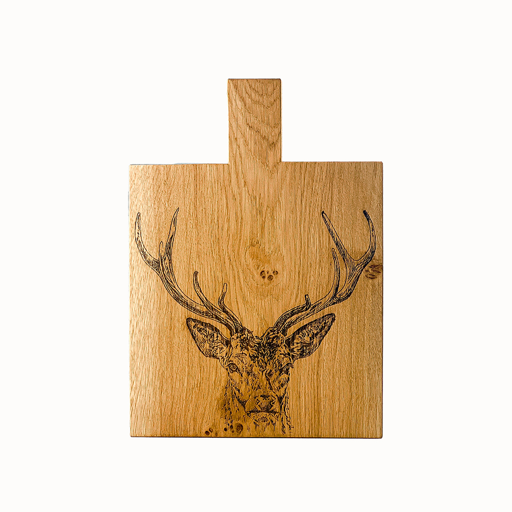 Picture of Stag Prince Md Oak Serving Paddle