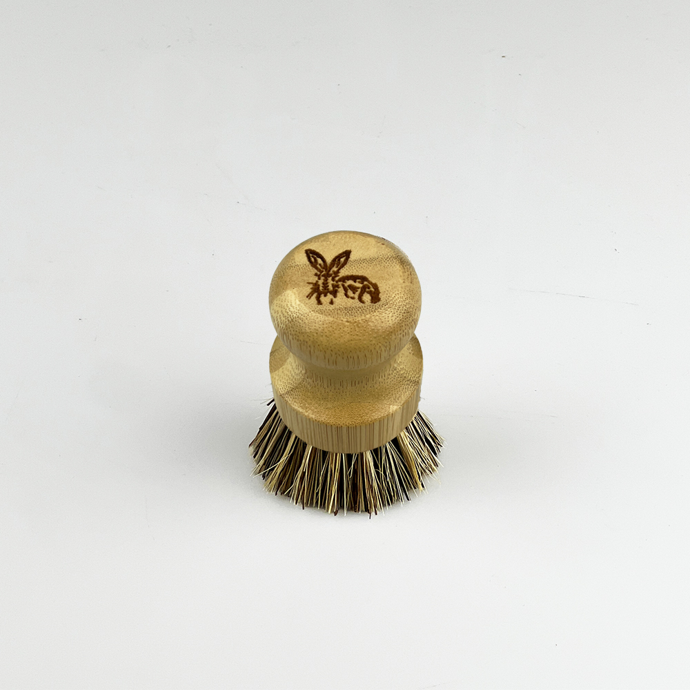Picture of Bamboo Pot Brush - Hare Side Profile