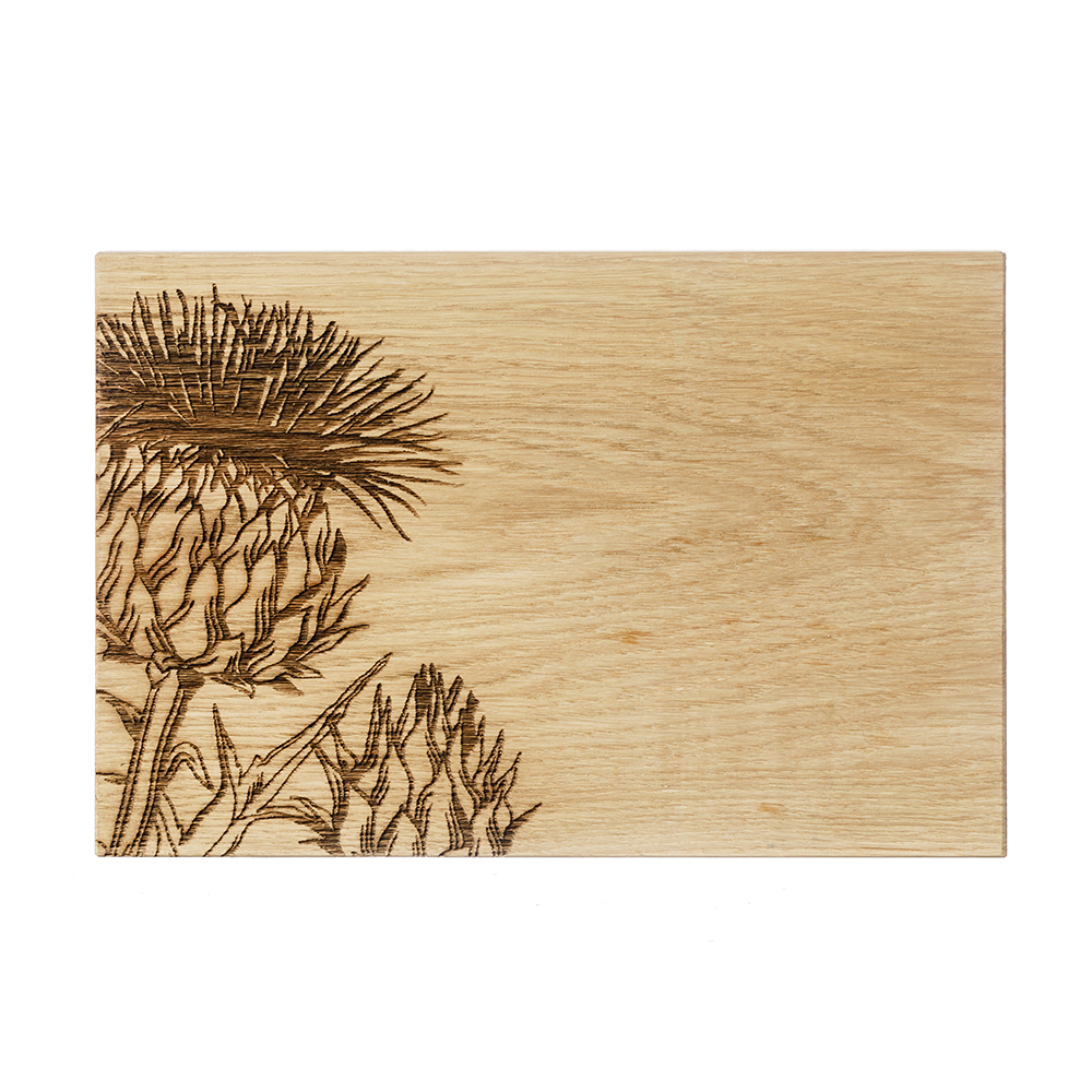 Picture of Contemporary Thistle Oak Serving Board 30cm