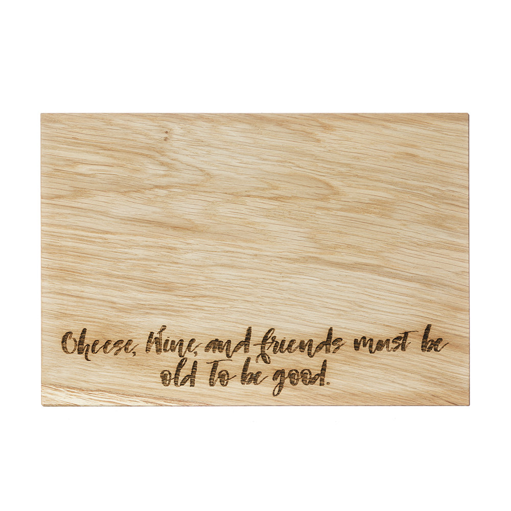 Picture of Cheese, Wine & Friends Oak Serving Board 30cm
