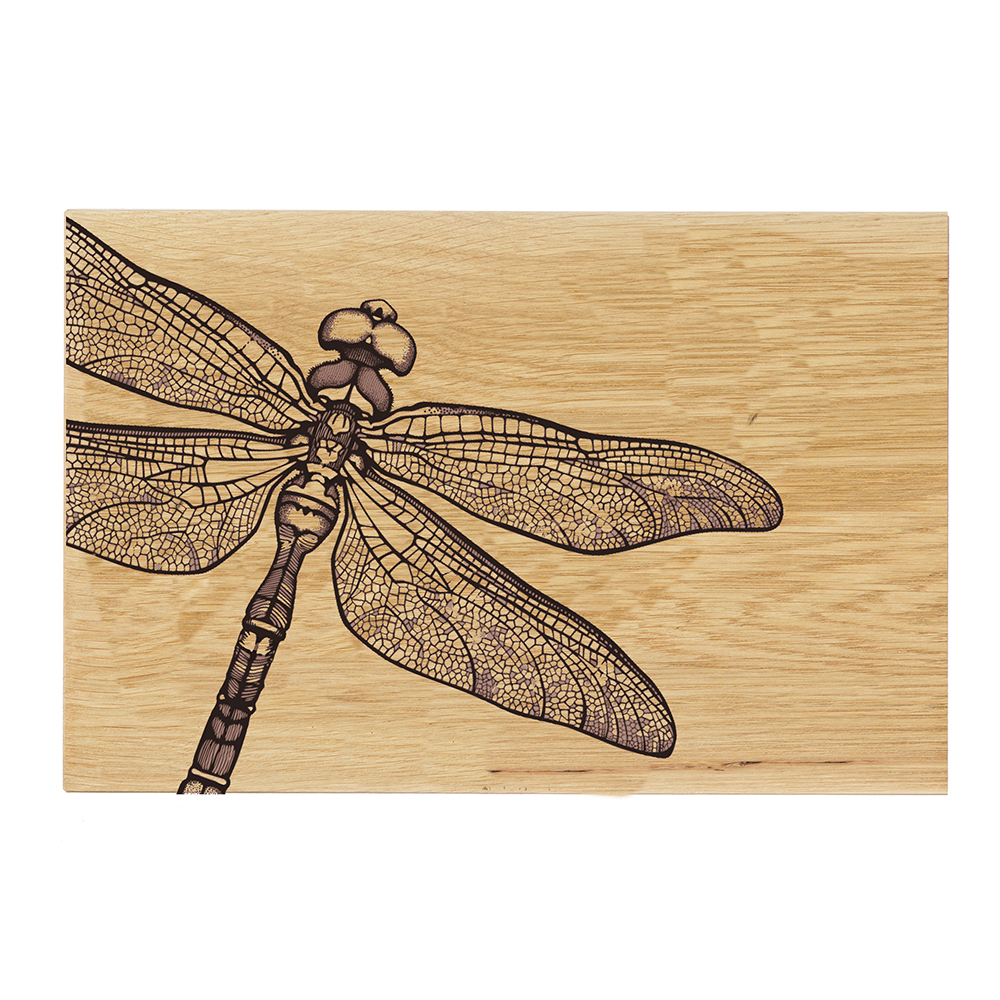 Picture of Dragonfly Oak Serving Board 30cm
