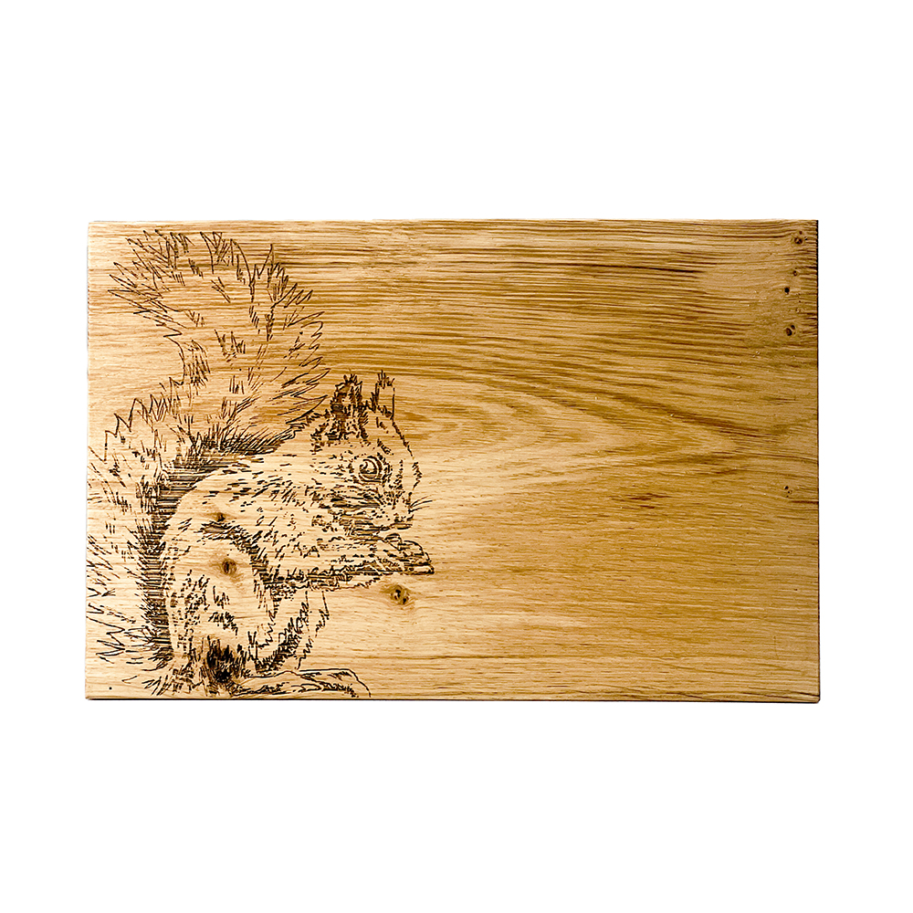 Picture of Squirrel Oak Serving Board 30cm