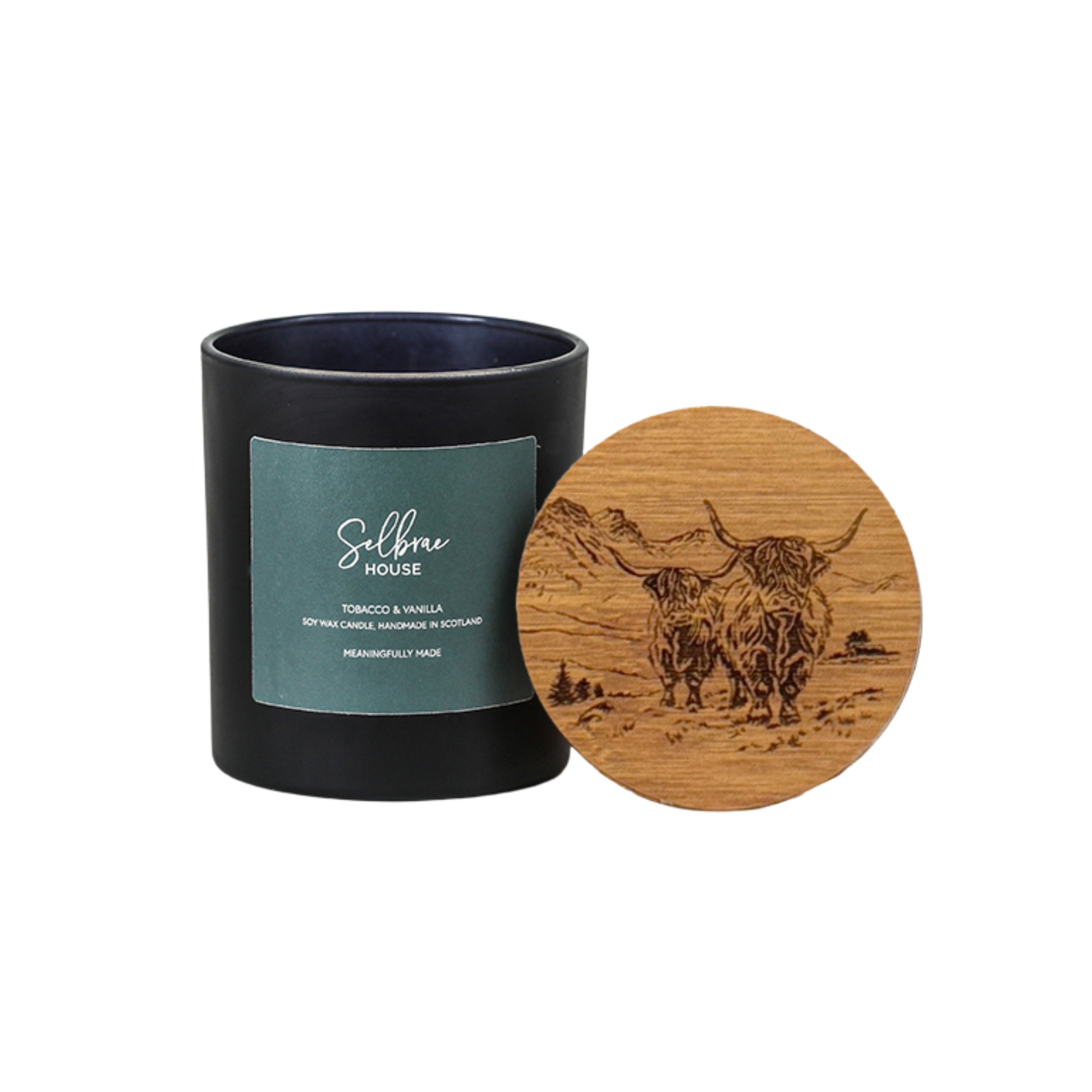 Picture of Black Candle - Tobacco & Vanilla -  Scenic Highlan