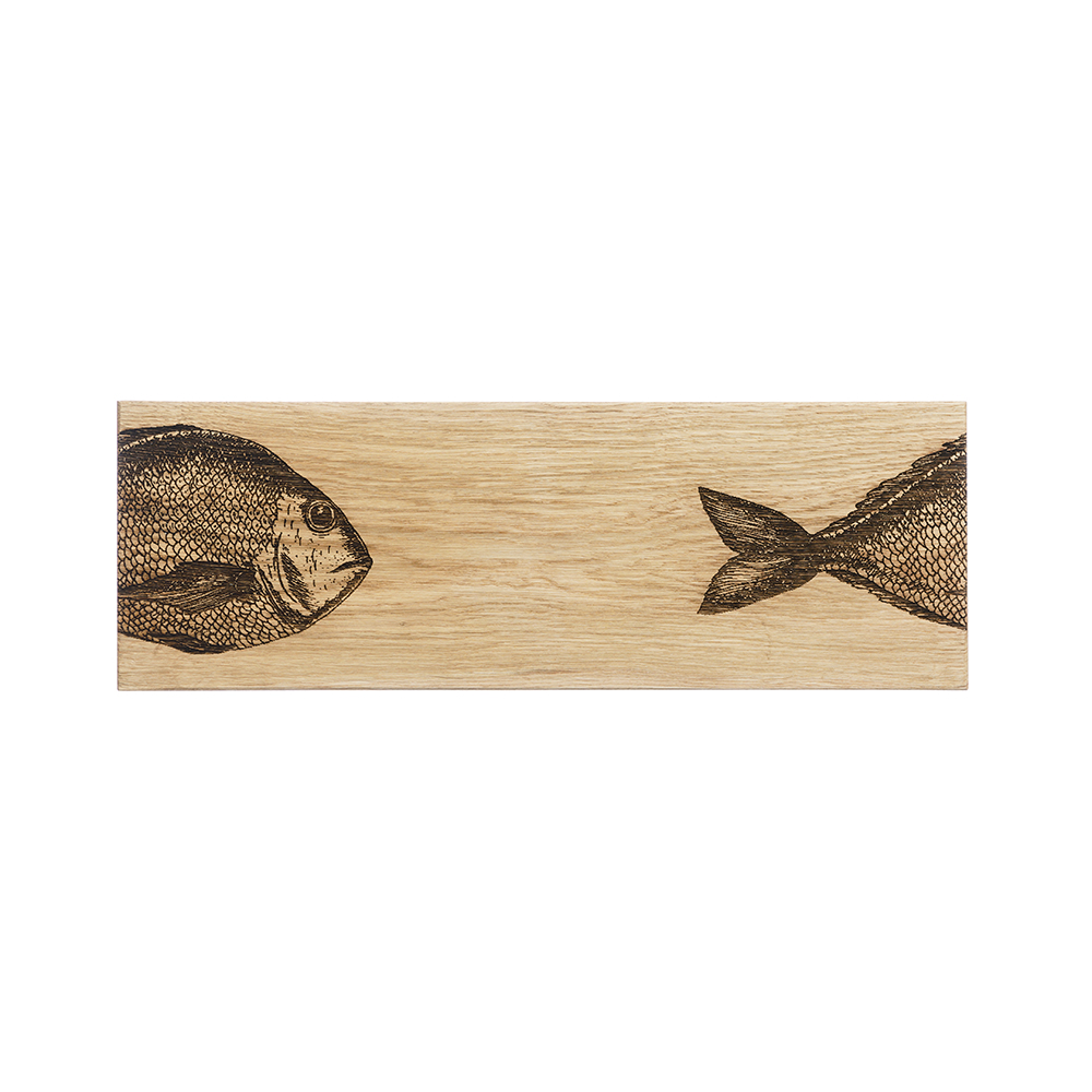 Picture of Fish Md Oak Serving Platter