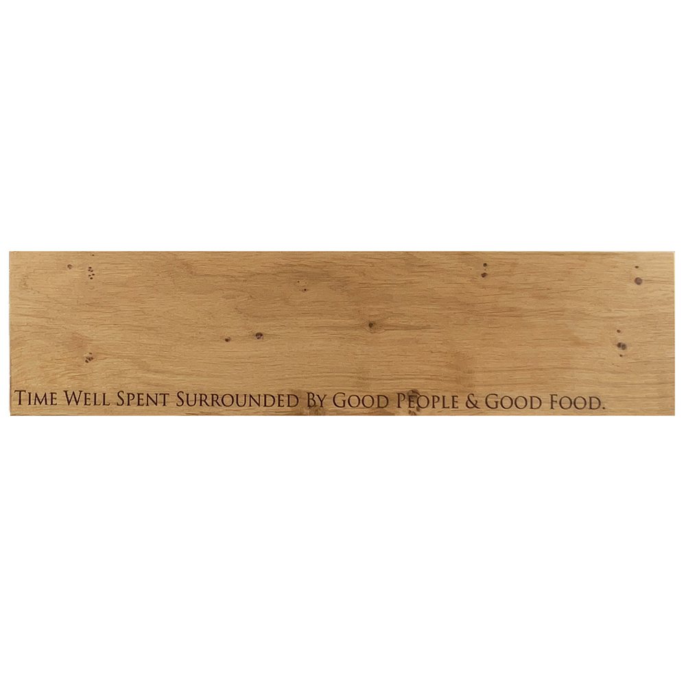 Picture of Time Well Spent Lg Oak Serving Platter