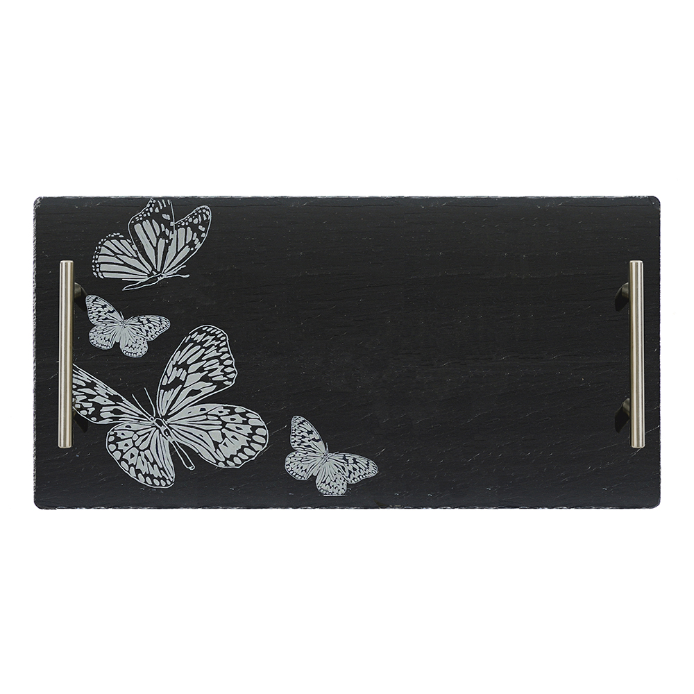 Picture of Butterfly Lg Slate Serving Tray