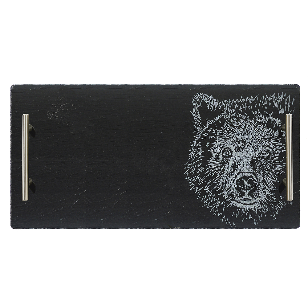 Picture of Bear Lg Slate Serving Tray