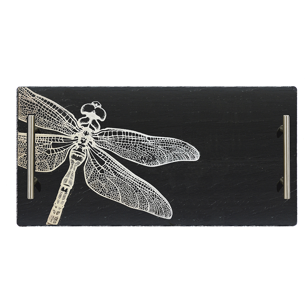 Picture of Dragonfly Lg Slate Serving Tray