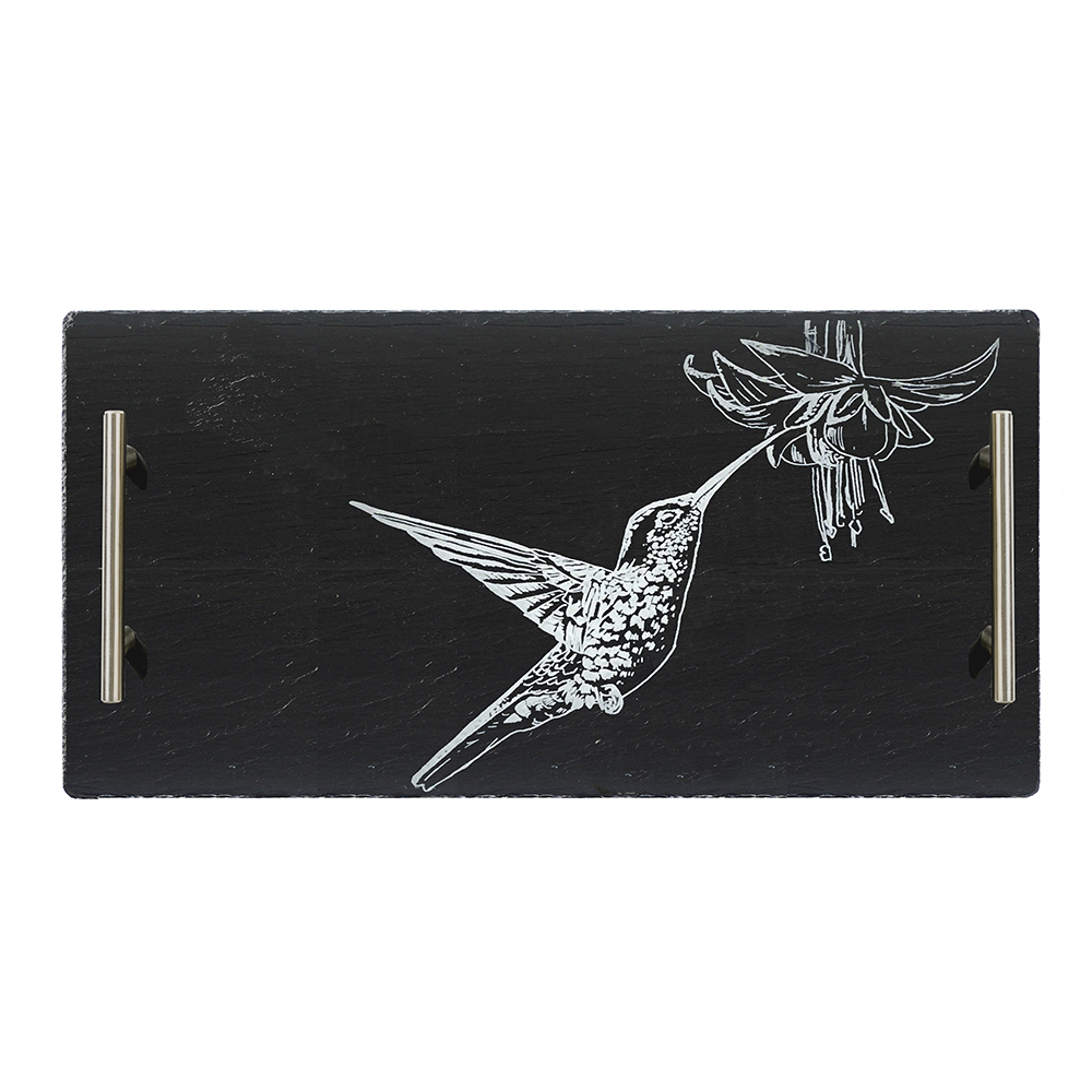 Picture of Lg Hummingbird Slate Serving Tray