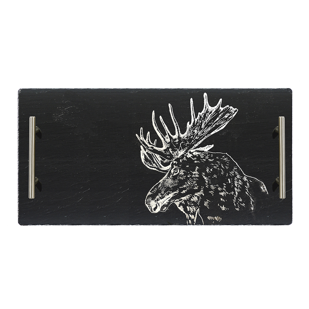 Picture of Lg Moose Slate Serving Tray
