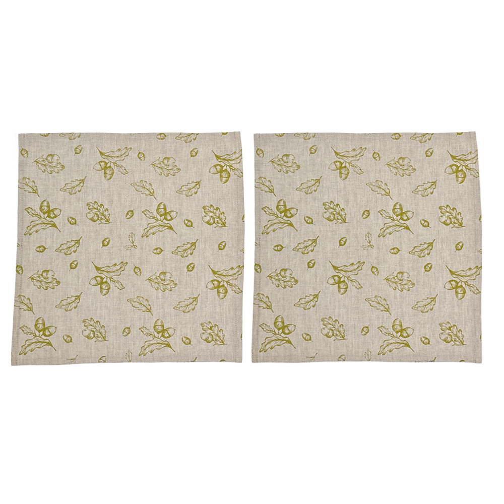 Picture of 2 Linen Napkins - Autumn Acorns