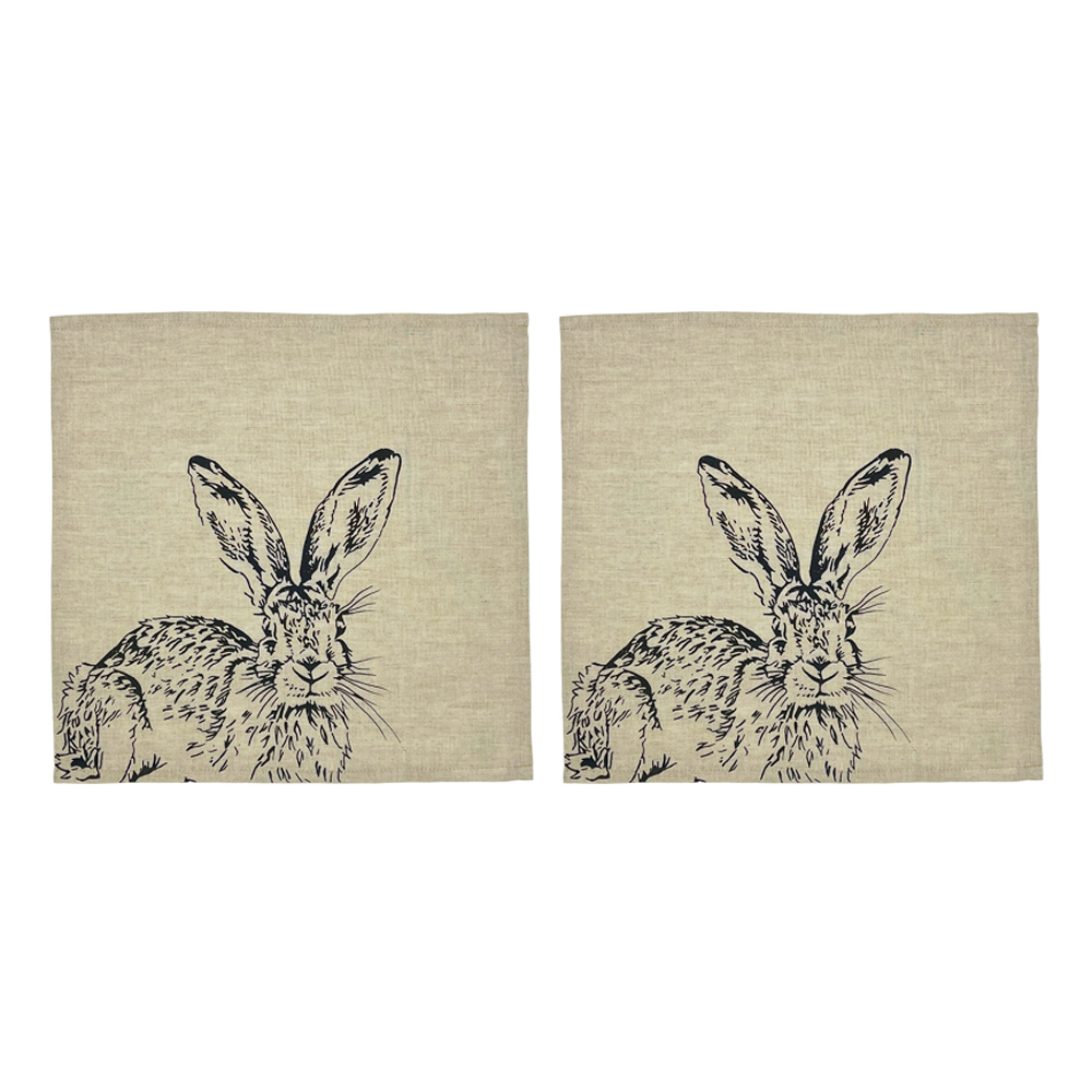 Picture of 2 Linen Napkins - New Hare