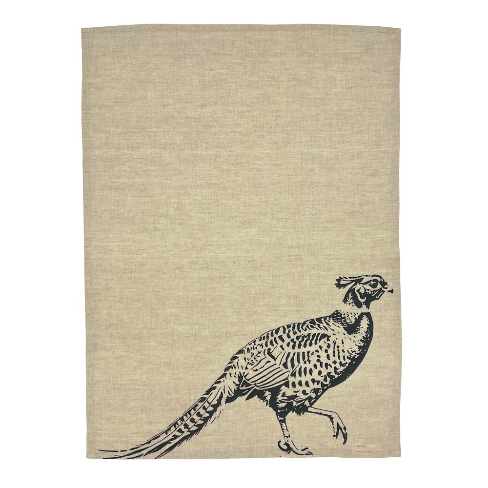 Picture of Linen Tea Towel - New Pheasant