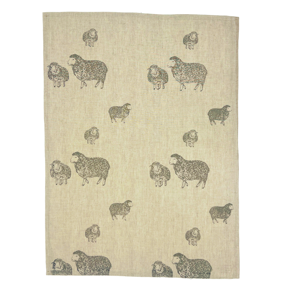 Picture of Linen Tea Towel - Sheep