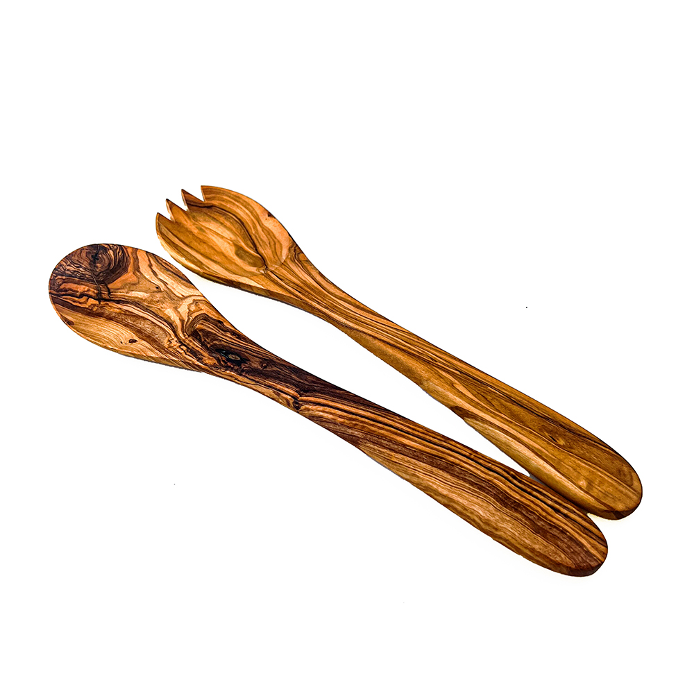 Picture of Salad Server St Olive Wood