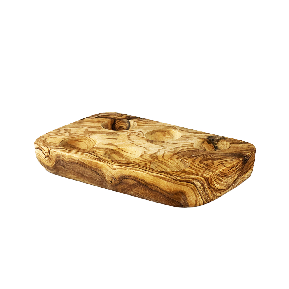 Picture of Olive Wood - 6 Egg Cup Holder