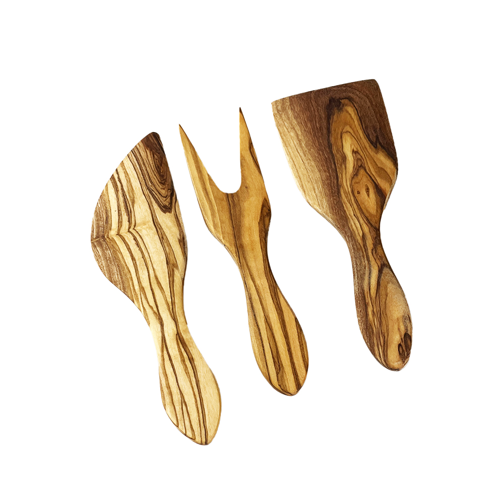 Picture of Olive Wood - 3 Mini Cheese Tools
