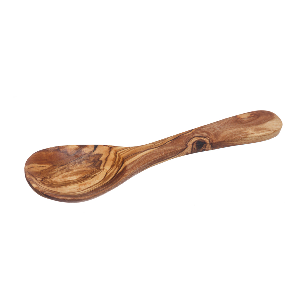 Picture of Sugar/Jam/Mustard Spoon 14cm Olive Wood