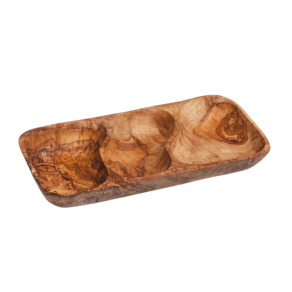 Picture of Antipasti Serving Bowl Olive Wood