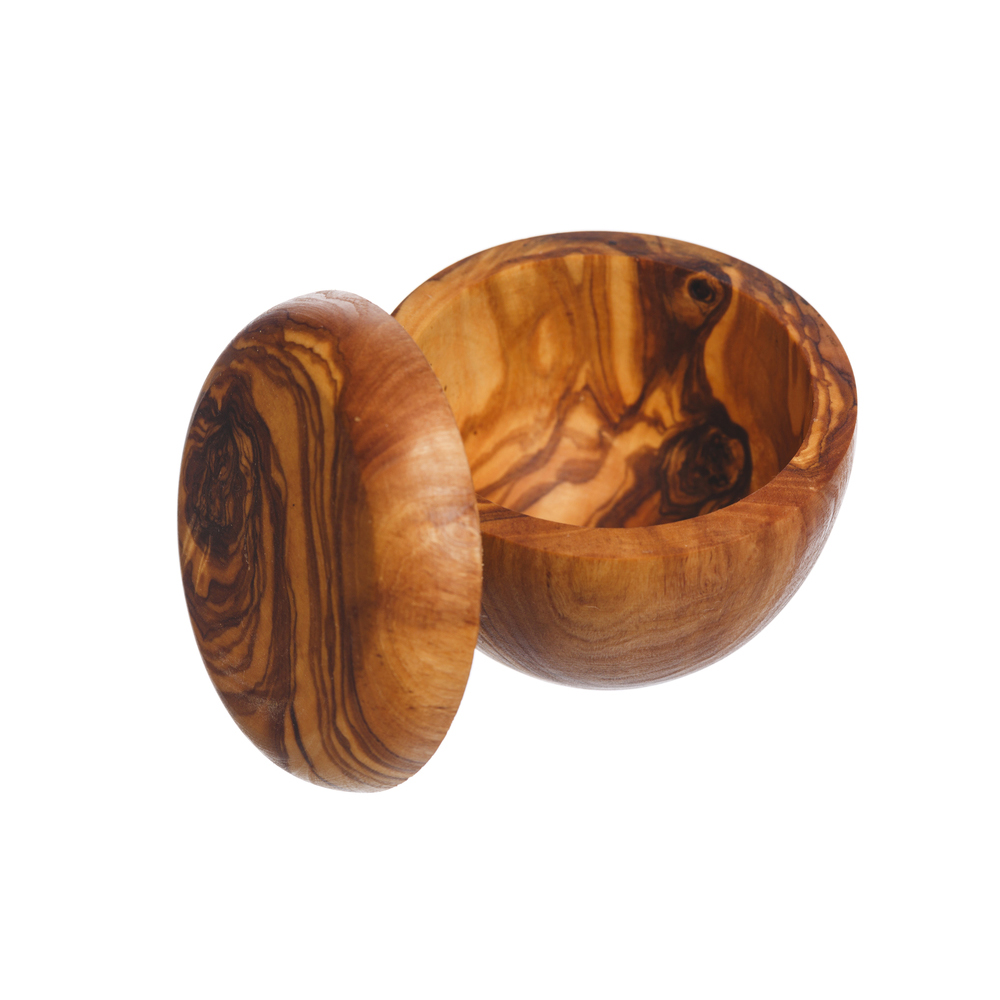 Picture of Salt Pot/ Sugar Pot Olive Wood