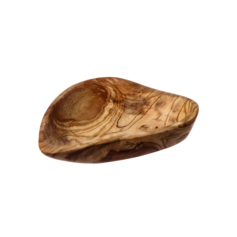 Picture of Heart Shaped Dish Olive Wood