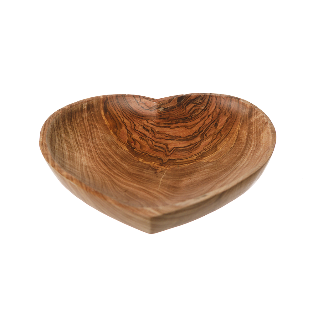 Picture of Heart Bowl Olive Wood